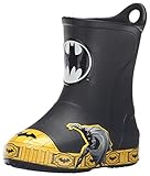 crocs Bump It Batman Rain Boot (Toddler/Little Kid), Black, 8 M US Toddler