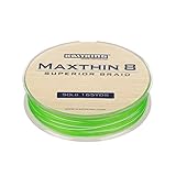 KastKing Maxthin8 Braid Fishing Line - 30% Thinner than Competitor Brands- 165Yds/150M Super Strong 8 Strands Premium Braided Line -ICAST Award Winning Brand (Aqua Green, 15 LB (7.26KG)(8 Strands))