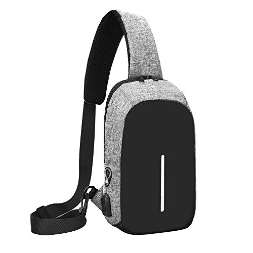 Wenyujh Sling Backpack Lightweight Shoulder Chest Crossbody Bag for Women Men Casual Hiking Travel Sports Bag