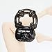 Vibrating Cock Ring for Men and Couples Sex Toy by Healthy Vibes | Soft & Stretchy Penis Ring Vibrator Black | Last Longer in Bed & Get Harder Erections