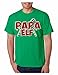 Allntrends Men's T Shirt Papa Elf Ugly Christmas Cool Holiday Gift Idea