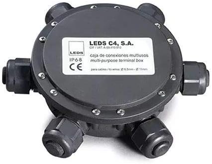 Leds-c4 accesorio - Caja conexiónes estanca ip68 1m negro: Amazon.es: Iluminación