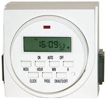 Digital Electric Light on Off Timer Dual Outlet Switch