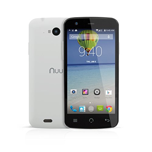 NUU Mobile X3 4.5" qHD LTE 8GB Unlocked GSM Dual-SIM Smartphone with 2-Year Ltd Warranty