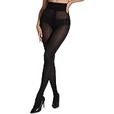 ARMOROSE Sturdy Long-Lasting Tights for Women,Durable T-Crotch 40D Semi Sheer Pantyhose,High Waist Reinforced Toes
