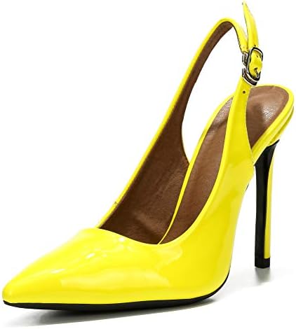 yellow pumps size 9