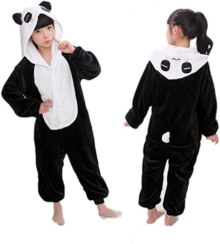 Xoemir Child Plush Onesie Sleepwear Panda Xmas Cosplay Onesie Pijama for Boys