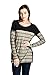Shopglamla Stripe Color Block Pocket Button Made in USA
