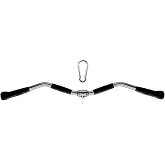 Yes4All Cable Machine Attachments for LAT Pulldown, Row &amp; Arm Workouts | Versatile cable machine accessories for pulldowns, rows and arm workouts, with multiple bar and handle styles