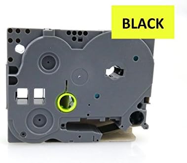 24mm Width Laminated Label Tape for Brother P-Touch PT-1000. Black ON Flourescent Yellow. 8m in Length. TZe-C51. See Description for List of Compatible Printers. TZ-C51