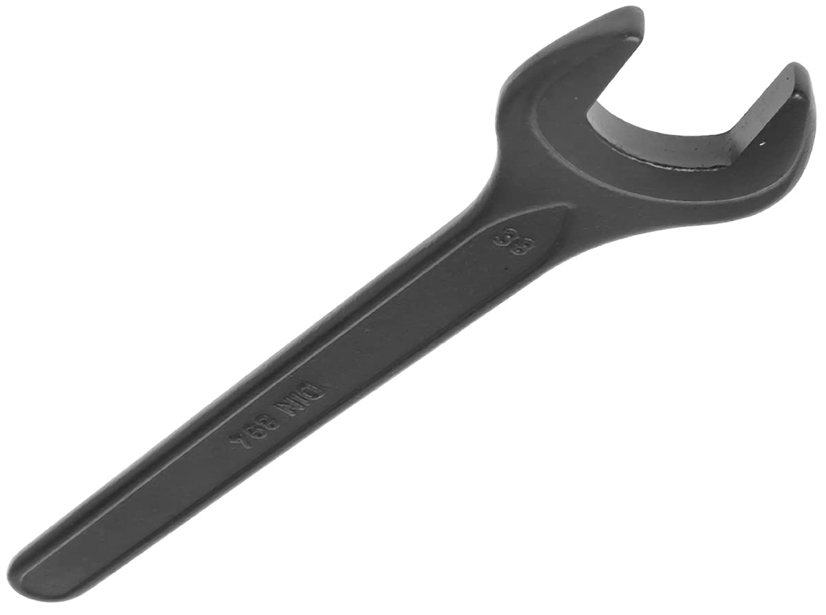 Bahco 894M-38 Single Open End Wrench, Grey, 38 mm