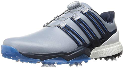 Adidas Powerband BOA Boost Golf Shoes,Grey,11 M US