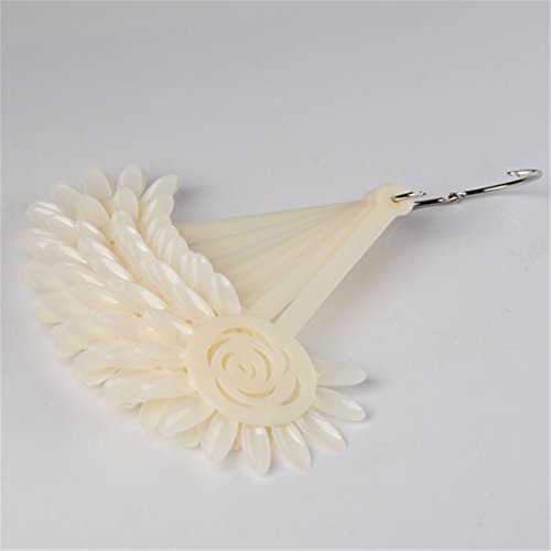 120pcs False Nail Art Tips Stick Display Practice Acrylic Polish Fan Board