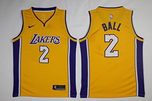 KEISHA TAYLor Men's Los Angeles #2 Ball Replica Jersey - Association Edition (Yellow, Medium)