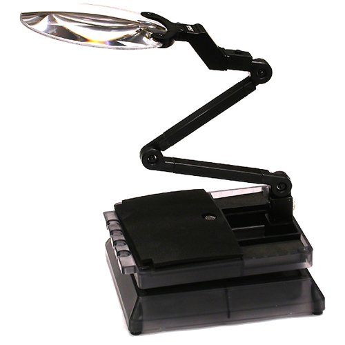Integy Hobby RC Model C23474 Universal Workstation Car Stand w/ LED Light & Magnifying Len