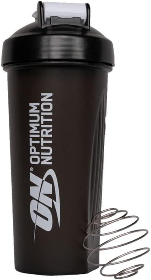 Optimum Nutrition Shaker Bottle 600 ml with Stainless Steel Mixing Ball