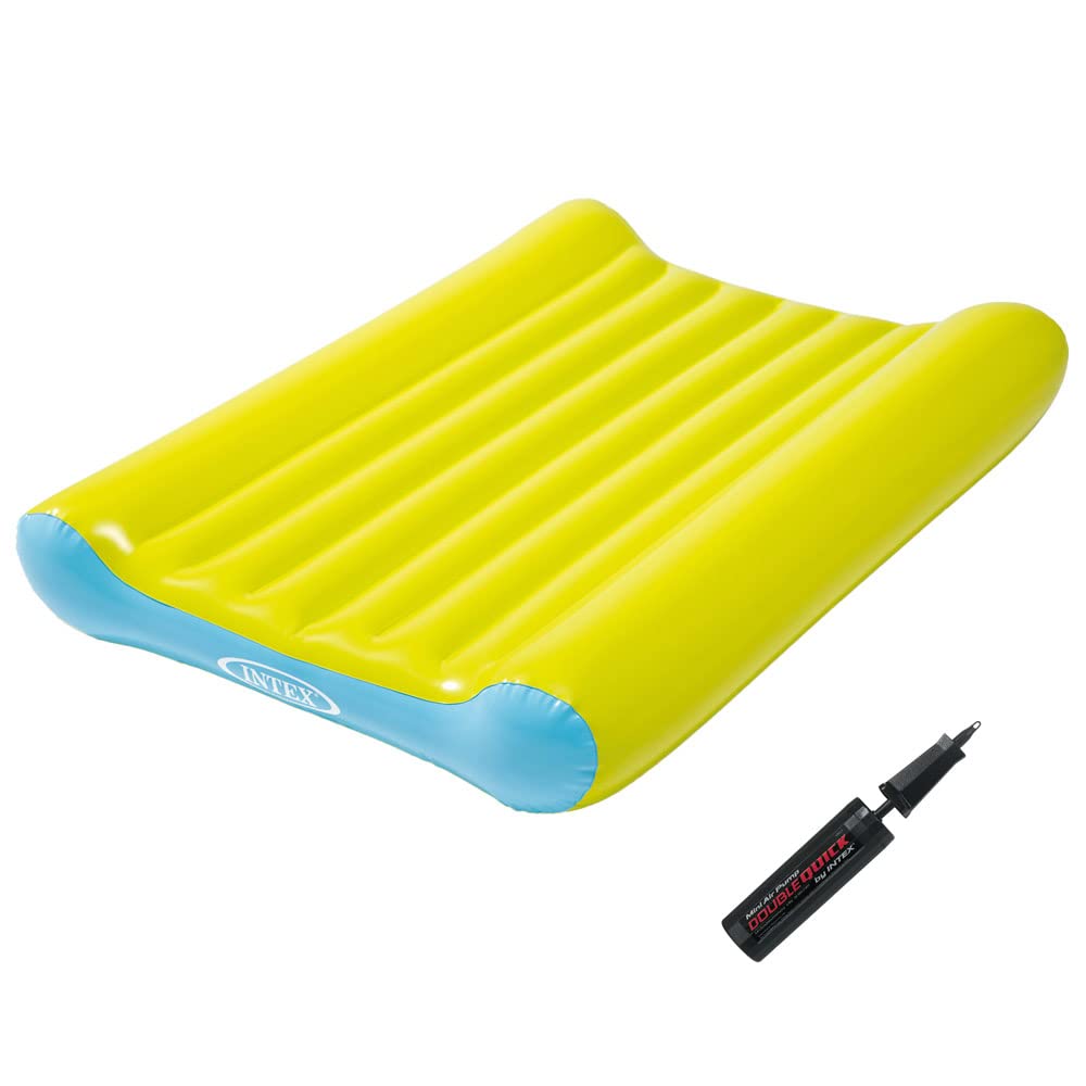 Intex - Baby changing mat - Inflatable - Compact,Green/Blue
