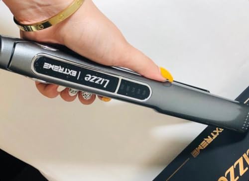Lizze Extreme Professional Hair Straightener | Original Nano Titanium Technology Straightens Dry, Frizzy Hair Curls | 250 Deg. C. (480'f) - 110 Volts