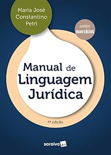 Livro Manual de Linguagem Jurídica - 4ª Edição 2023