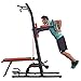 Multifunction Power Tower Dip Station with Bench Adjustable Height for Home Gym Strength Training, Pull Up Push Up Station, Sit Up Station, Vertical Knee Raise and Chin-up Station by HARISON 408thumb 3