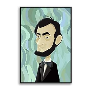 Framed Canvas Home Artwork Decoration Famous Person PortraitCanvas Wall Art for Living Room, Bedroom - 16x24 inches