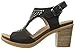 Dansko Women's Deandra Heeled Sandal, Black Nubuck, 38 EU/7.5-8 M US