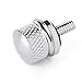 Amazicha Chrome Aluminum Seat Nut Quick Mount Bolt Hard Anodized for Harley Davidson 1999-2019