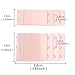 Senkary 8 Pcs Bra Extender 2 Hooks/ 3 Hooks Elastic Stretchy Bra Extension Strap, 3 Rows, 4 Colors