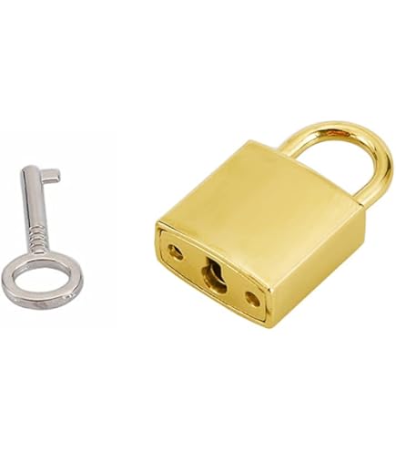 Tighall 2 PCS Zinc Alloy Gold Small Square Decorative