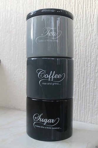 space saving tea coffee sugar canisters