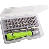 Cable World32 in 1 Mini Screwdriver Bits Set with Magnetic Flexible Extension Rod