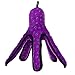 TUFFY - World's Tuffest Soft Dog Toy - Ocean Creature Octopus - Squeakers - Multiple Layers. Made Durable, Strong & Tough. Interactive Play (Tug, Toss & Fetch). Machine Washable & Floats. (Large)