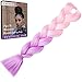 Emmet Jumbo Braids 60+ Colors Kanekalon Synthetic Box Braids African Hair Extension 100g/pcs, Hair Care Ebook Included (24