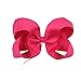 30 Pack Hair Bows for Girls 6 Inches Large Big Grosgrain Ribbon Bows Alligator Hair Clips in Pairs Hair Accessories for Baby Girls Toddler Kids Teens Women