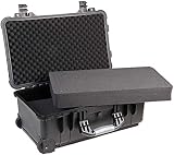 Duratool D03137 Black Water Resistant Wheeled Case w/ Foam Insert 355x560x230mm view 4