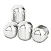 VinoVivo Wine Pearls, Whiskey Stones, Stainless Steel Iceless Wine Chillers - Doesn't Water Down (2 Glass Set)