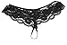 JuicyRose Women's Sexy Lingerie Lace Sleepwear Halter Babydoll V-String Miniskirt (US XL=Tag XXL, Black)