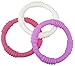 Teething Ring 3 Pack - mooi baby - Baby Teething Rings - GIRL Baby Teether - 100% Silicone Infant Teether - No BPA - Non-Toxic - Soothing Gums - Teether Bracelet - Sensory Rings - Baby Teether Rings