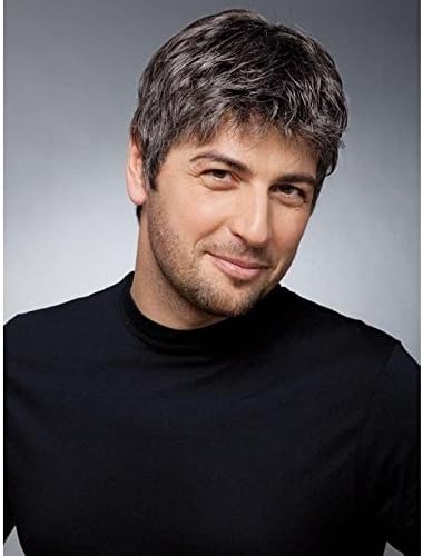 Thrift Bazaar® latest New Mens Hair Wig Dark Brown Wigs For Hair Loss Solutions For Boys/Gents
