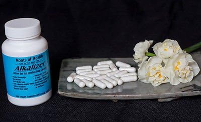 Alkalizer by Roots of Health - Fossilized Coral Calcium, Heartburn, Fibromyalgia, Ionic Minerals