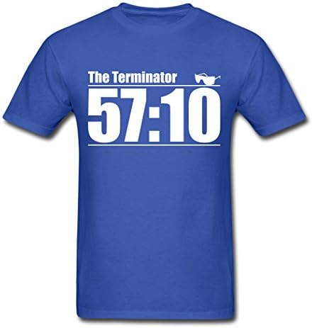 Global Daren Unique Men's The Terminator I'll Be Back T-Shirts Royal blue XL