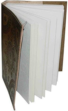 Handmade Owl Embossed Leather Journal Pocket Style Re-fillable 7x5 Blank Pages Tanned Color for Men and Women - Image 4