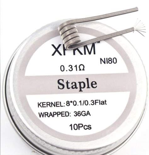 1 piece 10 Pcs Twisted Fused Hive Clapton Coils Premade Wrap Alien Mix Twisted Quad Tiger Heating Resistance Rda Coil