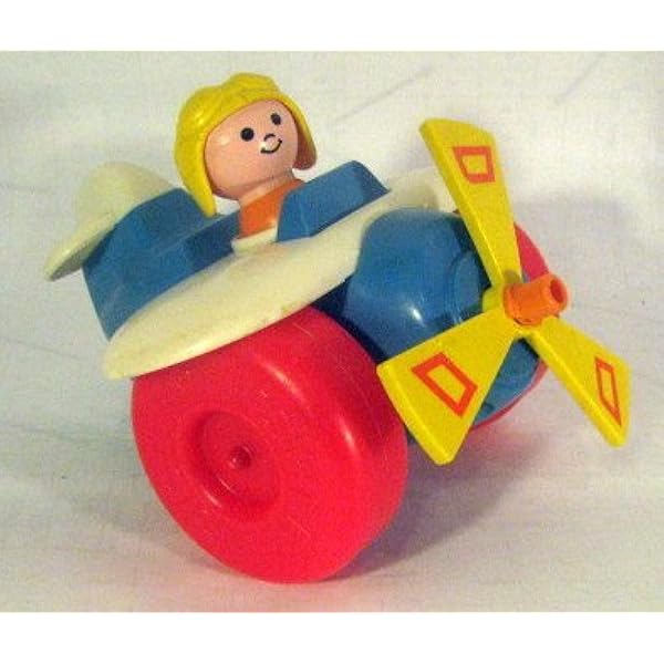 vintage little people airplane