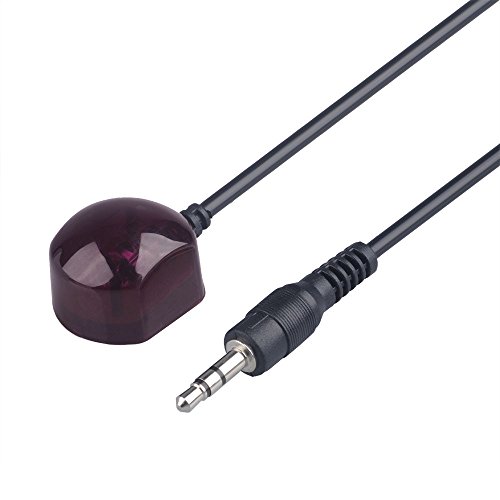BATIGE IR Infrared Receiver Extension Cable Extender Sensor Cable 10ft Single Head Eye 3.5mm Jack Plug Wire Cord - Thumbnail 3
