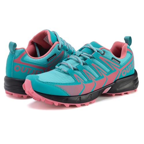OUTJET Women's Waterproof Hiking Shoes Lightweight