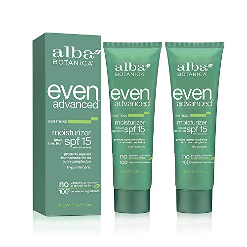 Alba BotanicaTM Even Advanced Natural Moisturizer Sea Moss SPF 15-2 fl oz (Pack of 2)