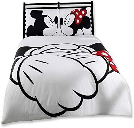ディズニーミッキー ミニーラブアドアーズ 掛け布団カバー ダブルロング ぐっすり眠って心身ともに美しく 4ピース100 コットンの寝具セット 布団カバーセット 掛け布団カバー ボックスシーツ 2枕カバー オリジナルライセンス製品 トルコ製 Dressagejudge Com