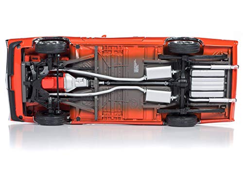 1971 Dodge Charger R/T with Sunroof Orange and White Top (MCACN) Limited Edition to 1002 Pieces Worldwide 1/18 Diecast Model Car by Autoworld AMM1148