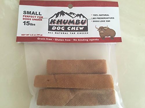 All Natural Yak Cheese From Himalayan Foothills - Pure Vegetarian. Exceptional Alternative for Rawhides, Antlers, and Sticks. For Small Dogs (3-4 Pieces). Chew Weight: 4 Oz